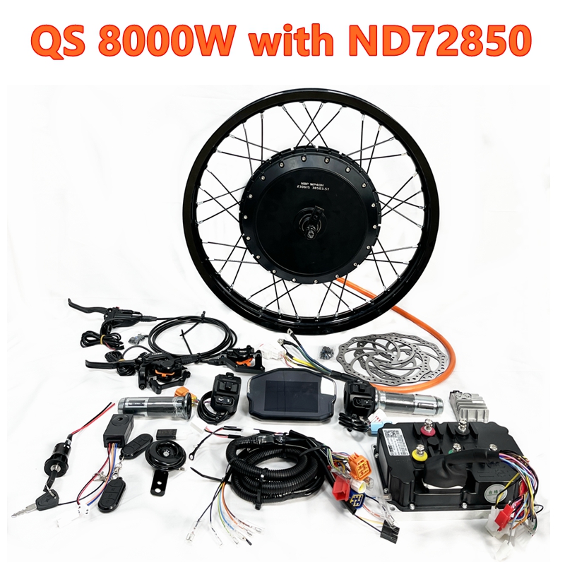 QS273 40H V3 Peak 8000W 150mm  - 72V 8000W Brushless Hub Motor ulasan dan harga
