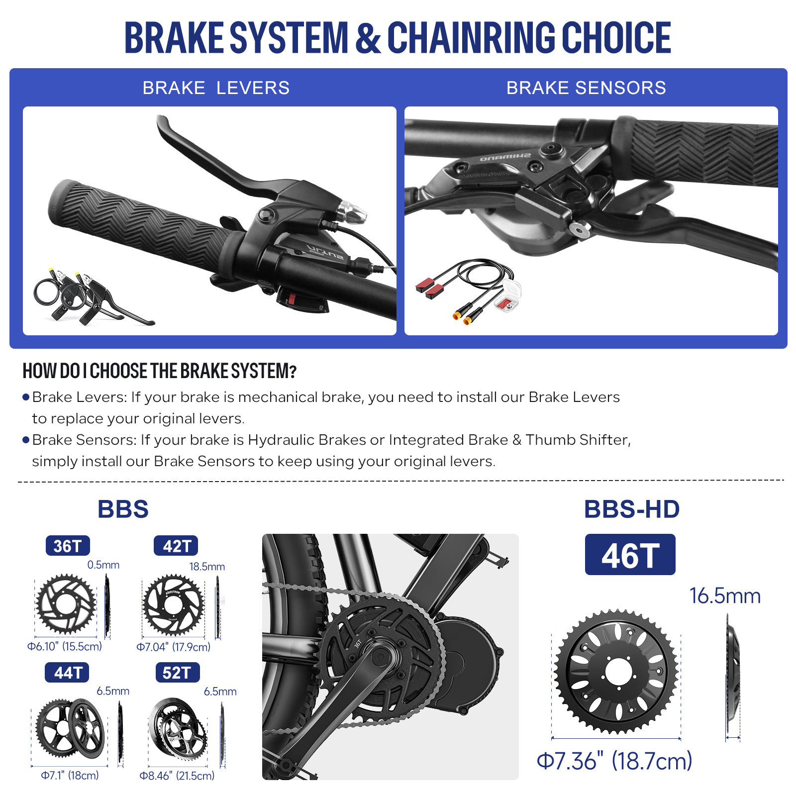 [US Stock] Bafang Mid Drive Ki - Side Hung Mid Drive Motor Kit ulasan dan harga
